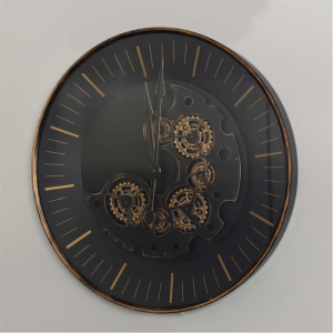 Vitale Metal Çarklı Duvar Saati 80*80*8 cm 